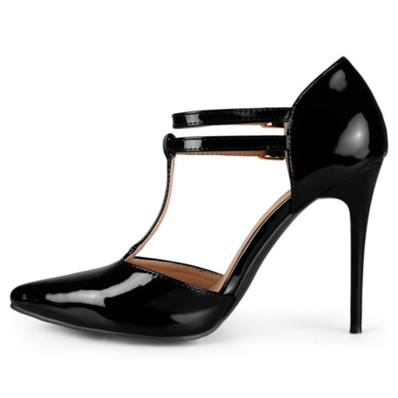 Journee Collection Tru Women's T-Strap High Heels - Picture 4 of 4